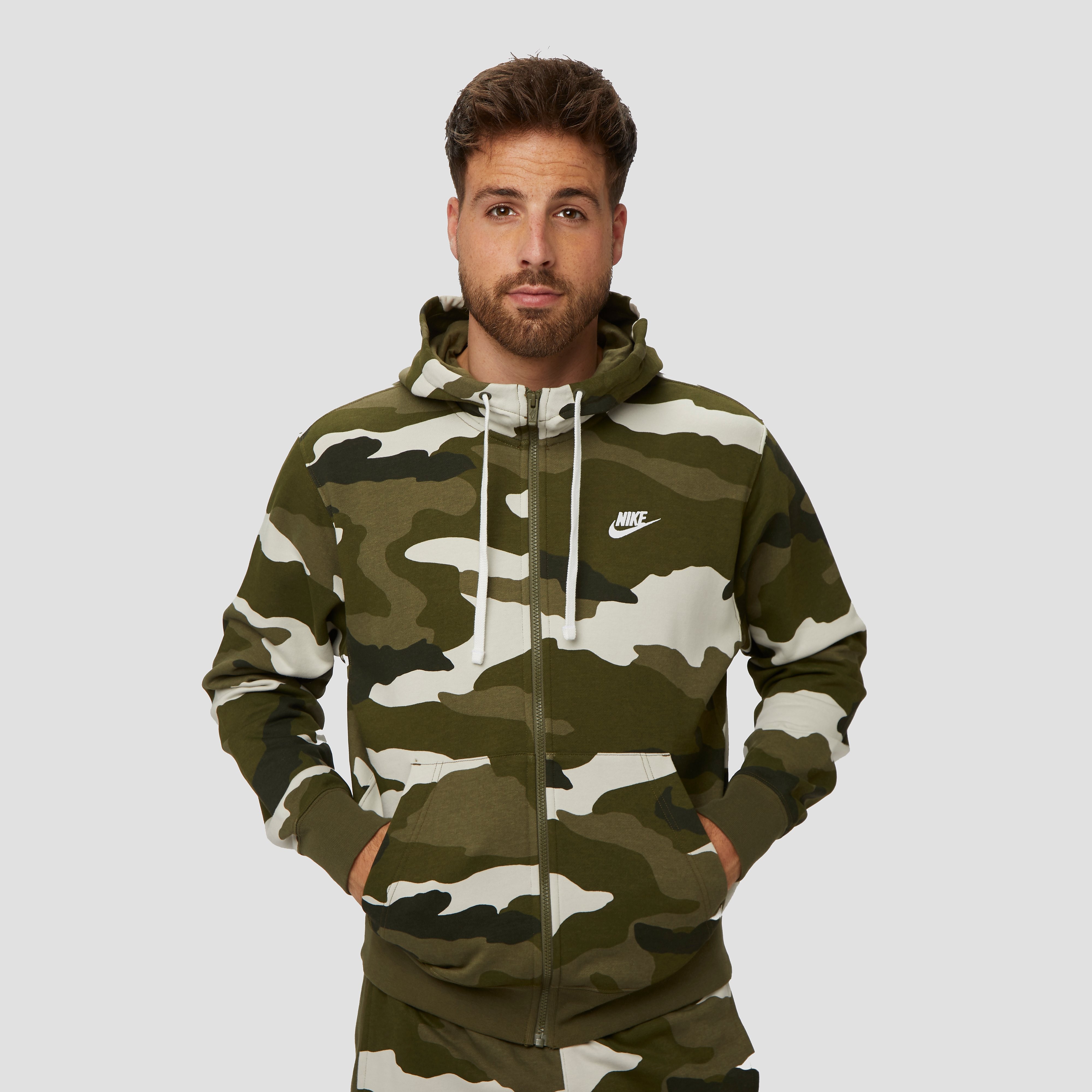NIKE Sportswear club camouflage vest groen heren Heren thumbnail