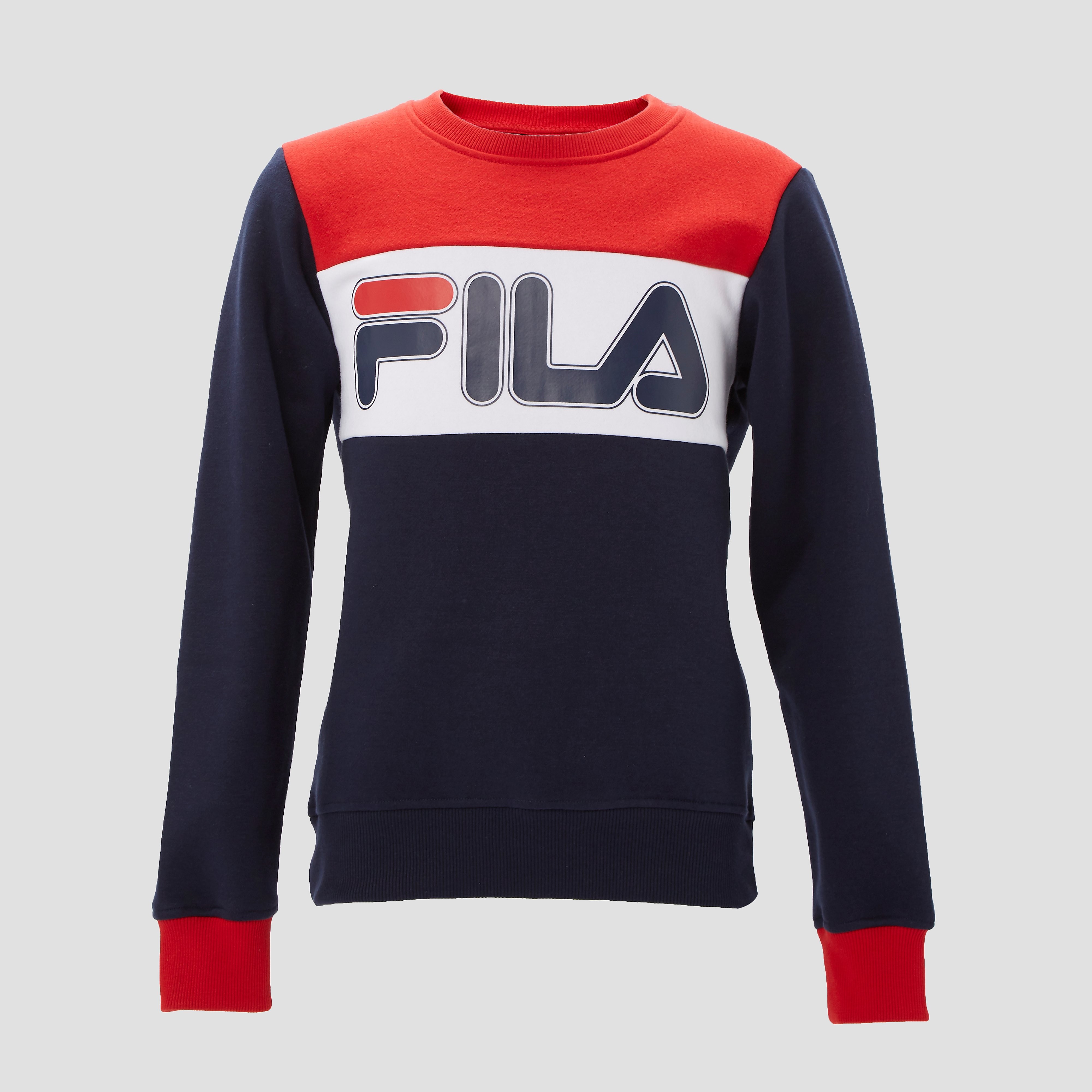 FILA Conello sweater blauw/rood kinderen Kinderen thumbnail