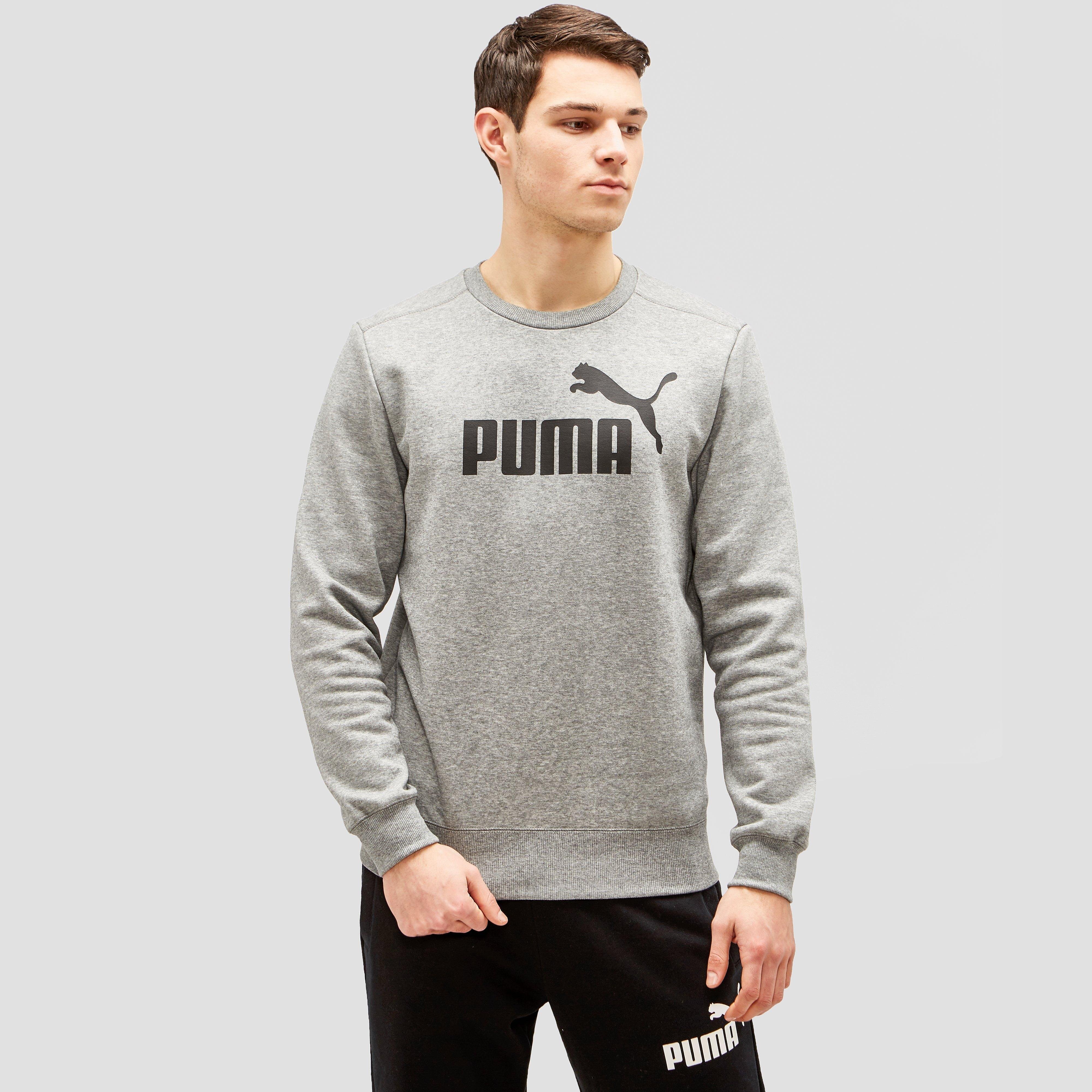 PUMA No. 1 logo sweater grijs heren Heren thumbnail